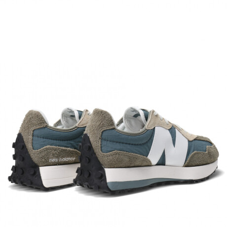 Championes de Hombre New Balance Life Style 327 Azul Piedra - Blanco - Beige