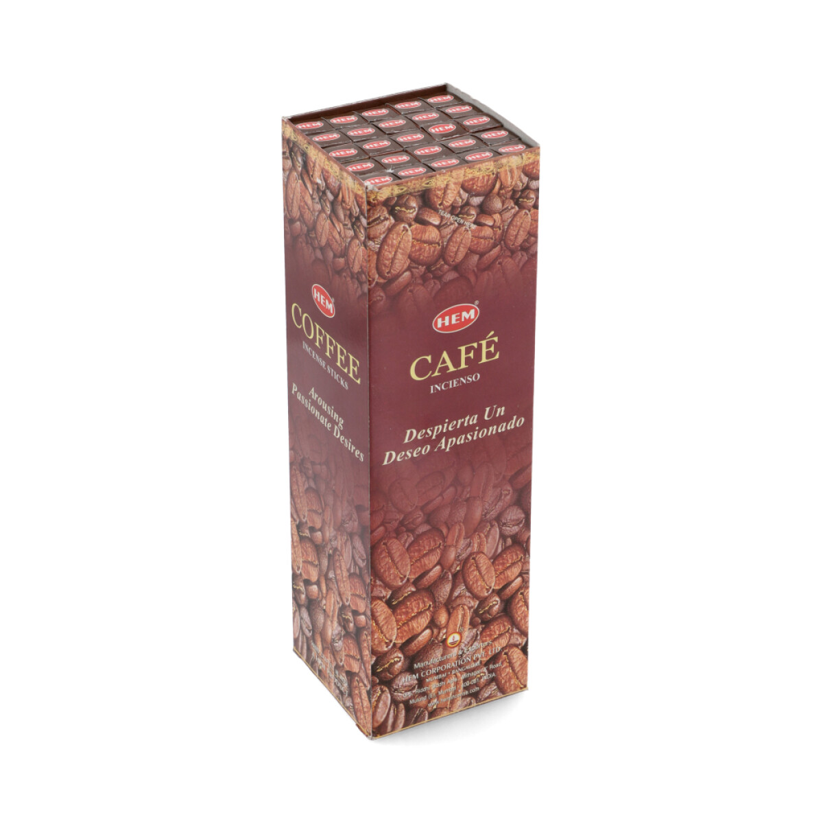 INCIENSO HEM CAJA DE CARBÓN X25 - Cafe 