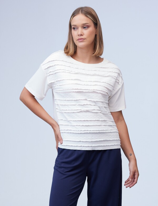 Blusa Textura CRUDO