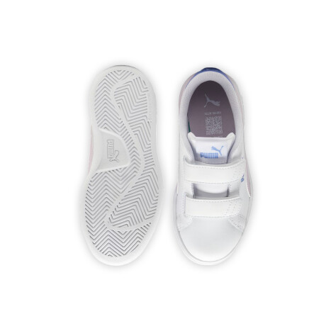 Championes Puma Smash 3.0 L V de niño White & Pink