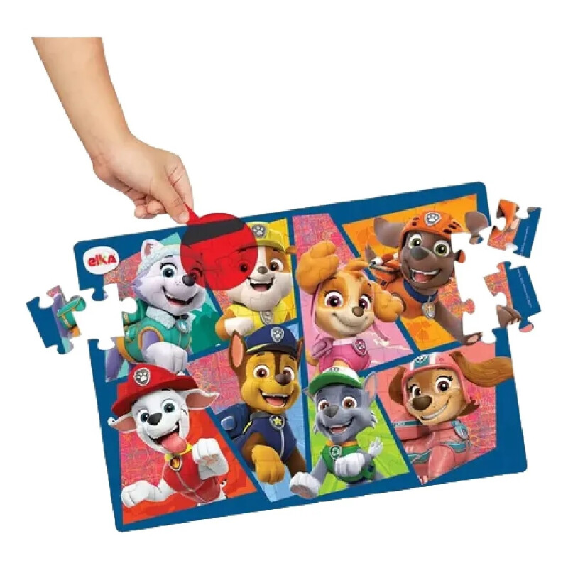 Rompecabezas Elka Paw Patrol con Lente Magica 60pcs Rompecabezas Elka Paw Patrol con Lente Magica 60pcs