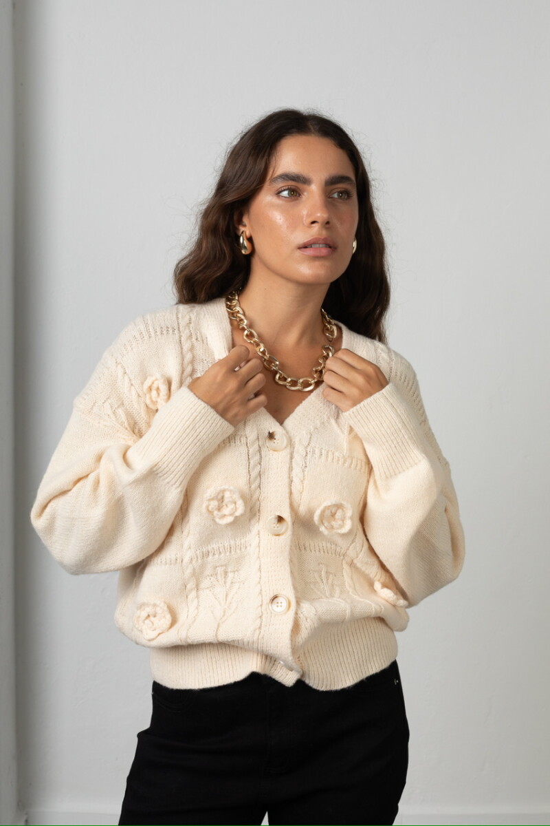 Saco Olivia - manteca 