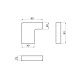 PERCHA PARA BAÑO NEGRO MATE MODELO URBAN C NOKEN 000