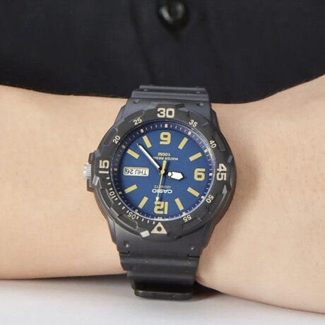 Reloj Análogo Casio para Hombre Esfera Azul Reloj Análogo Casio para Hombre Esfera Azul