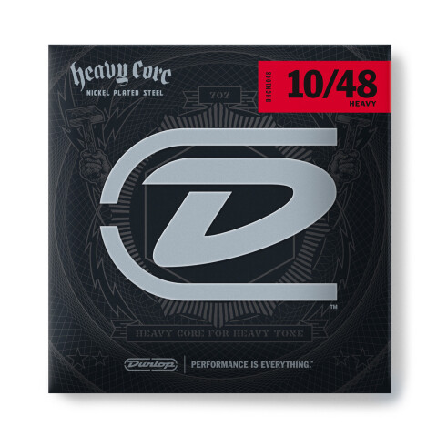 JIM DUNLOP HEAVY CORE 10/48 Encordado G Electrica JIM DUNLOP HEAVY CORE 10/48 Encordado G Electrica