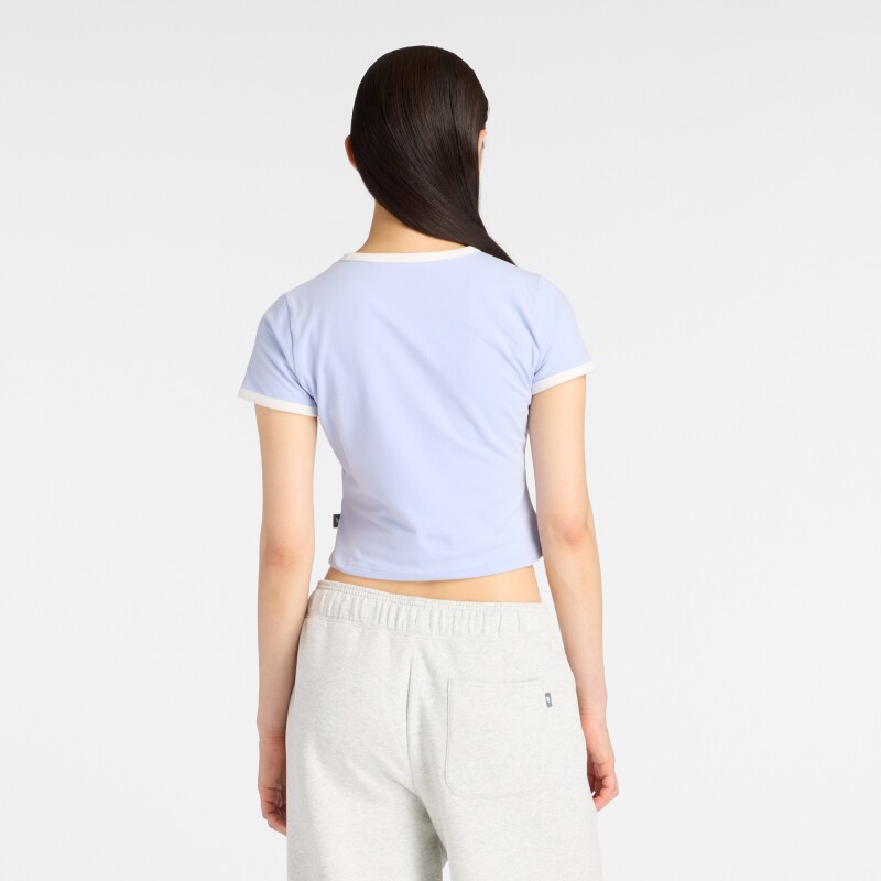 Remera New Balance de Dama - Trackside - WT61Y33QDYK LILA