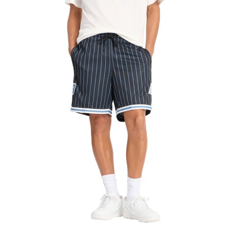 Short New Balance de Hombre - HOOPS PRINTED - MS44588BK BLACK