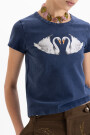 Remera Swan Azul