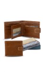 BILLETERA CUERO VULCANO WHISKY