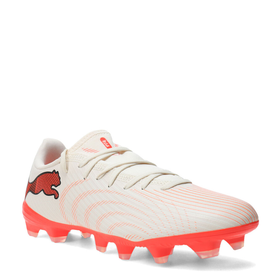 Championes de Hombre Puma Futbol Future 9 Play Fg Beige - Anaranjado