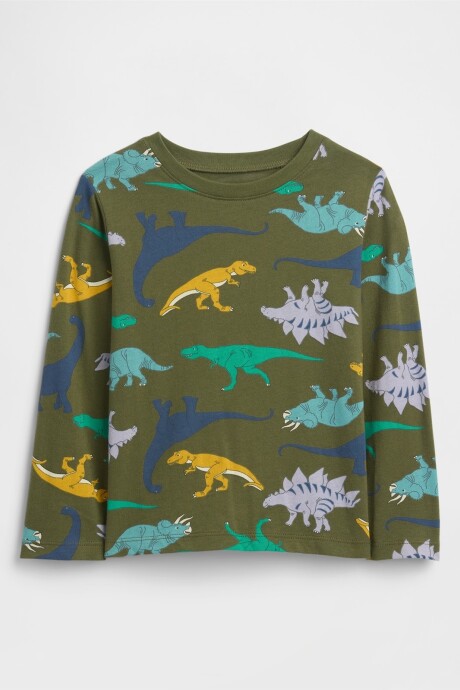 Remera Gràfico Toddler Niño Army Jacket Green