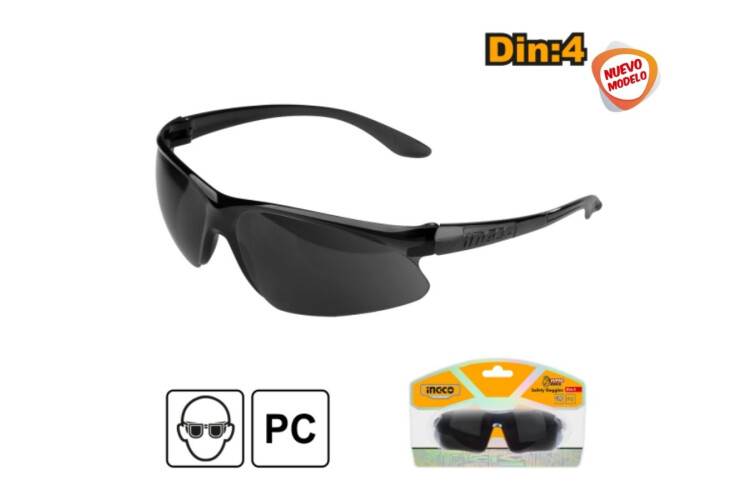 LENTES SEGURIDAD POLICARBONATO OSCURO G° 8 LENTES SEGURIDAD POLICARBONATO OSCURO G° 8