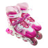 Patines Rollers Extensibles Calidad Colores Infantil Niños Variante Color Fucsia Talle 39-42 (L)