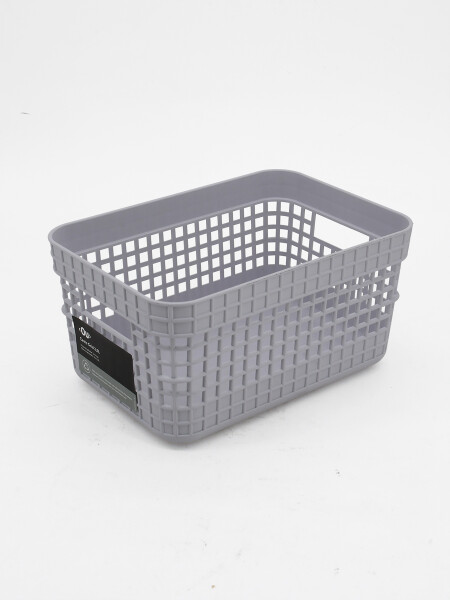 CESTA PLASTICA BLANCO