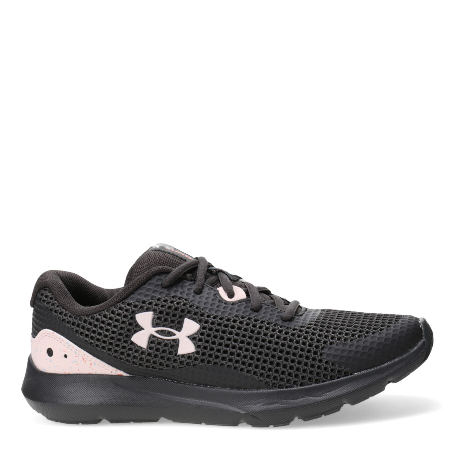 Championes de Mujer Under Armour Surge 3 Gris - Rosa