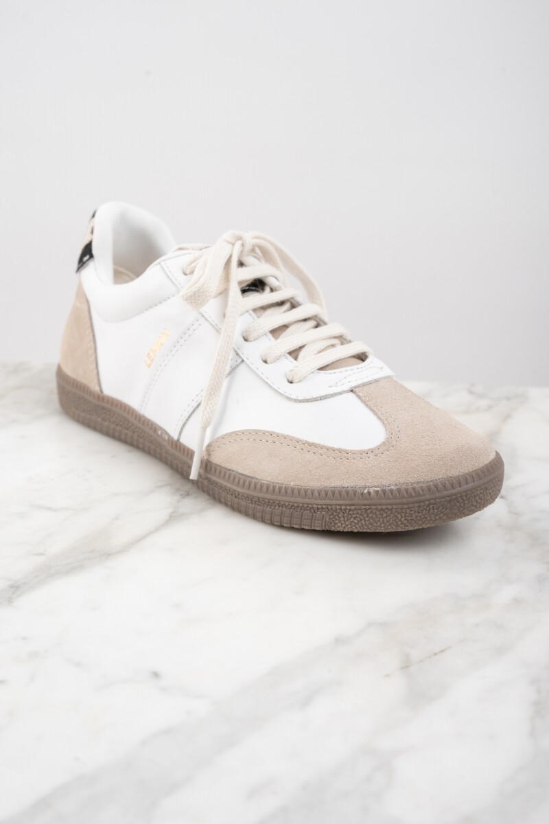 Zapatilla Cuero Nácar