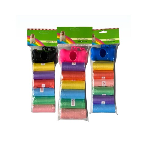 Kit 12 Rollos Bolsitas + Dispensador Kit 12 Rollos Bolsitas + Dispensador