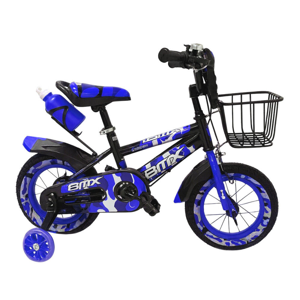 Bicicleta BMX con música y luz Rodado 12 Azul