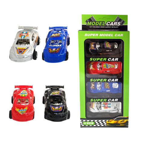 Outlet Autitos pull back x4 unidades Outlet Autitos Pull Back X4 Unidades