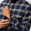 Camisa Fjallraven Ovik Heavy Flannel Shirt M Hombre Dark Navy-buckwheat Brown