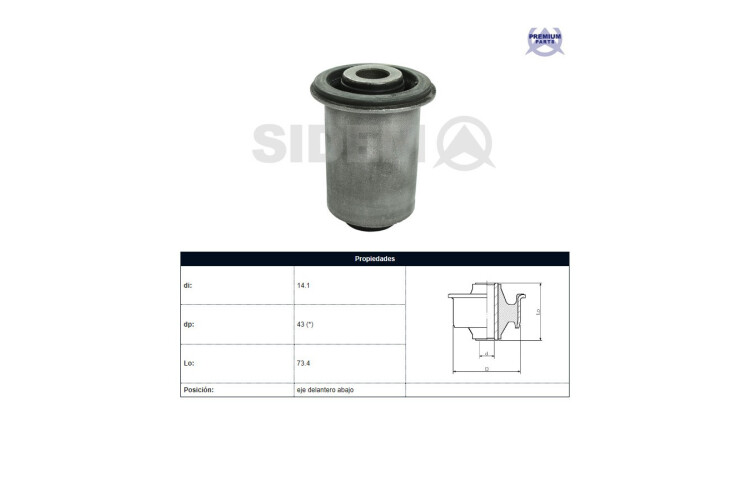 Buje Nissan D23 - Frontier - Np300 15-25 Der/Izq Buje Nissan D23 - Frontier - Np300 15-25 Der/Izq