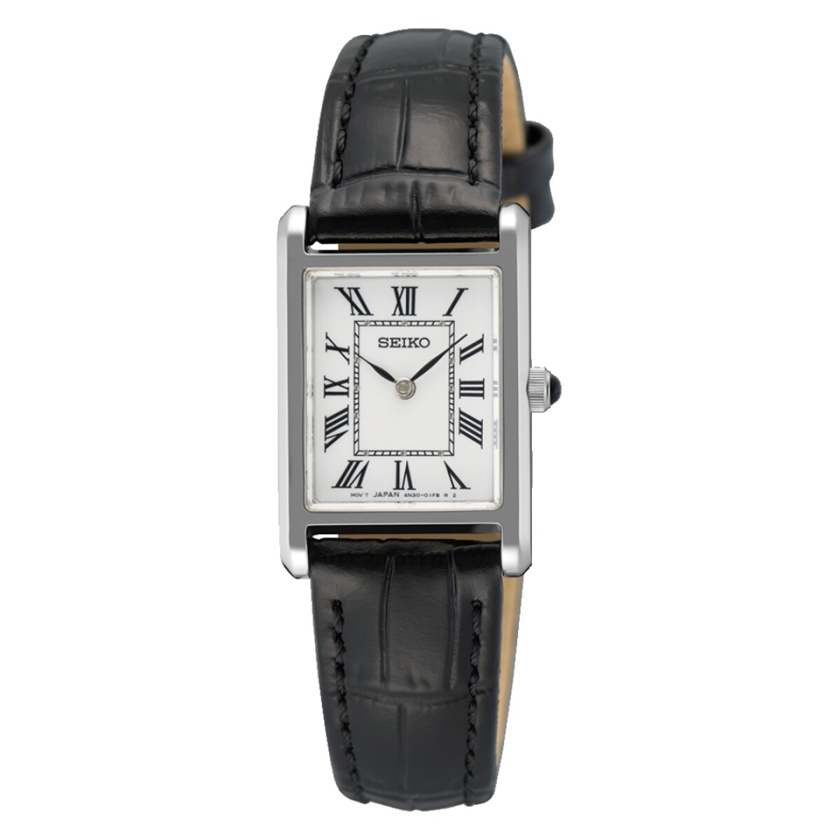 Reloj Seiko Swr107p1 Para Mujer Con Correa De Cuero 