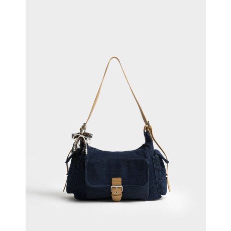 Cartera Saca Azul Gastado