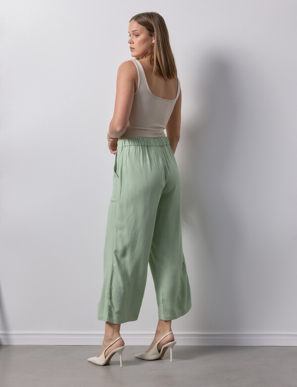Pantalon Lino VERDE