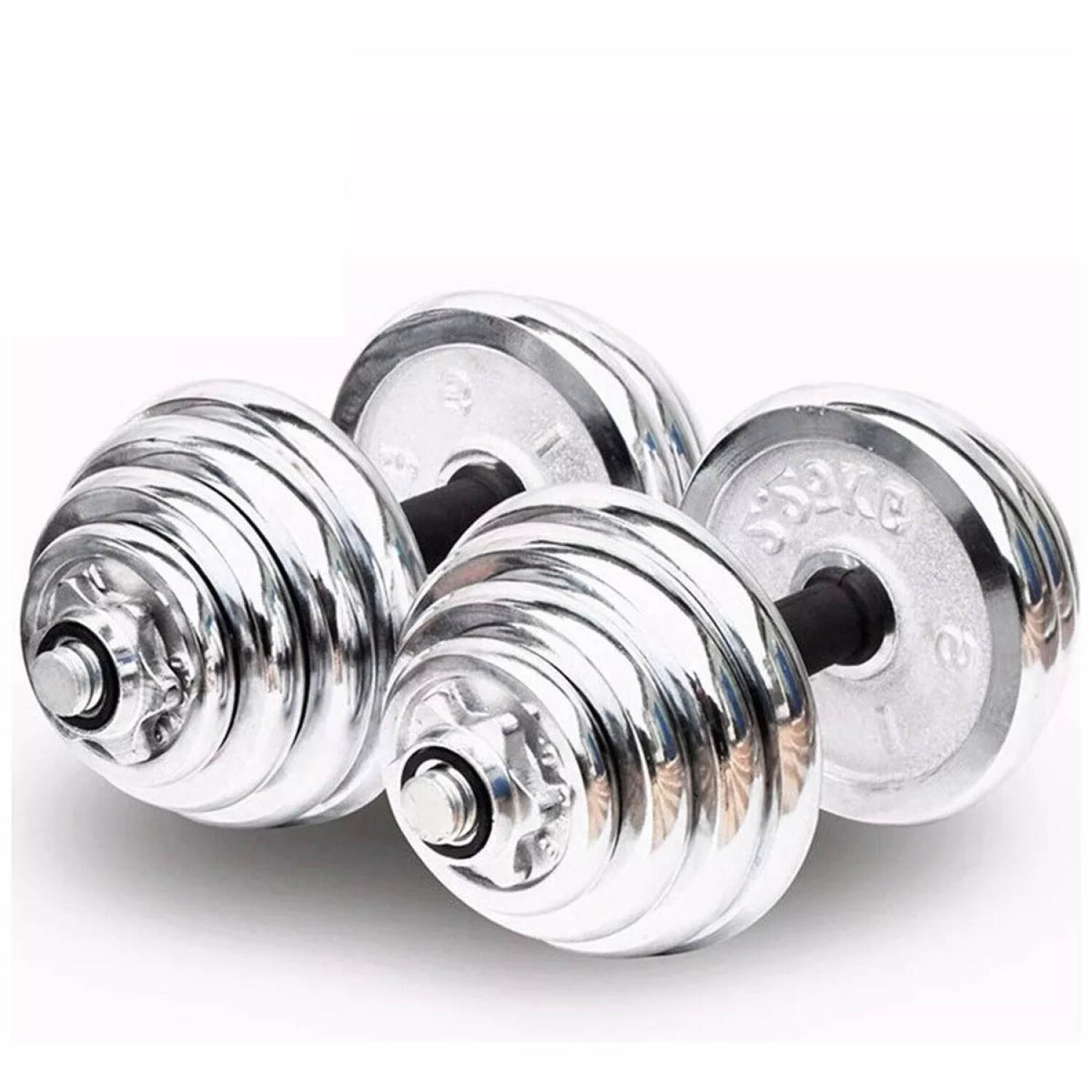 Para Mancuernas Cromadas Mancuernas Y Discos De Pesas Disco