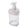 Dispensador Transparente de 250ml para Jabón Liquido - BLANCO