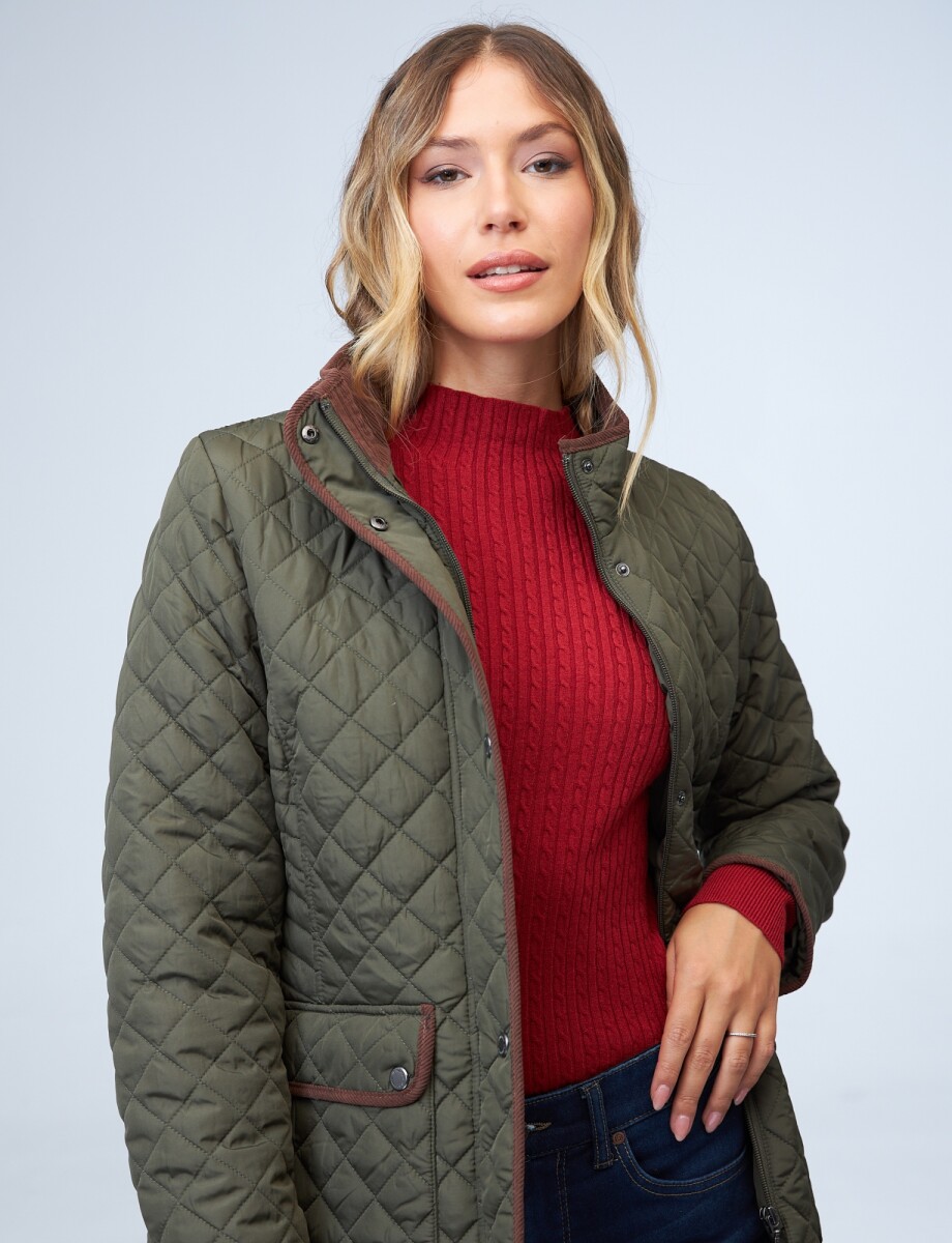 Campera Capitoneada - Oliva 