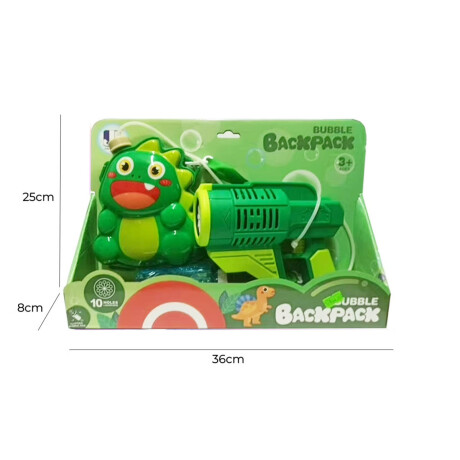 Pistola Burbujero Mochila Luz Y Sonido Astronauta Unicornio Jug021022-dino
