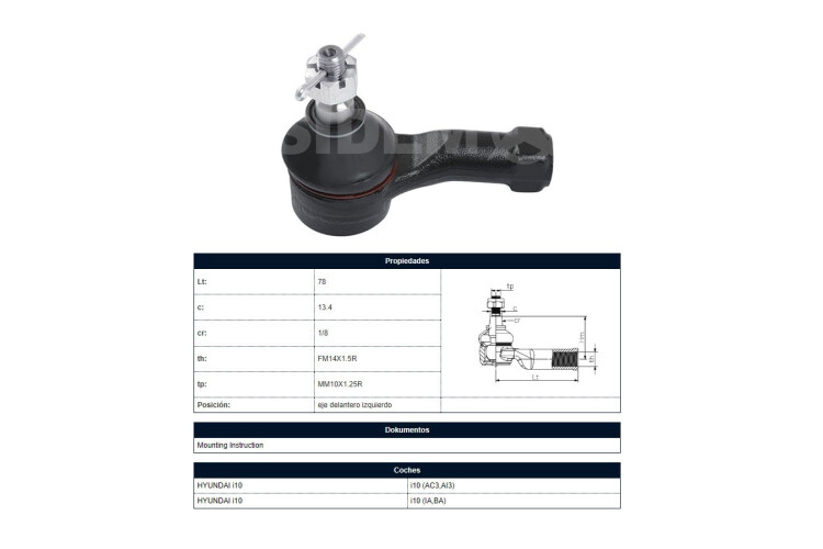 Puntero Hyundai I10 14-25 Izq Puntero Hyundai I10 14-25 Izq