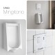 MINGITORIO LOZA SANITARIA CON VALVULA INCLUIDA BLANCO