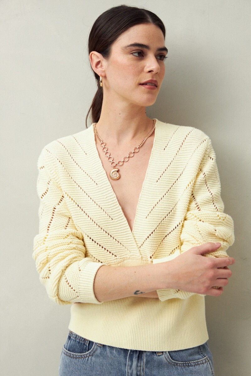SWEATER ELINA Manteca