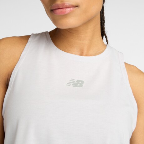 Musculosa New Balance de Dama - Drapey Tank - WT53157PEG GREY
