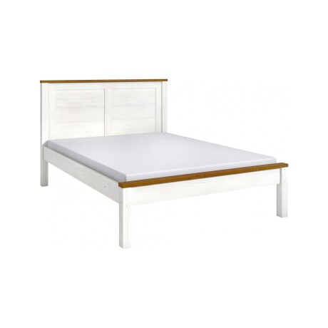 CAMA 2 PLAZAS PINO NATURAL-BEIGE TOPAZIO