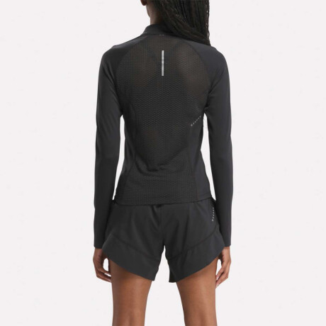 Running 1/4 zip Negro