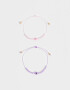 Pulseras Flexibles Sets Con mostacillas Set De Pulseras Con Mostacillas - Dorado