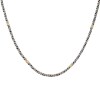 Cadena Tourbillon-Plata y Oro-Sin Piedra-CD5075 Sinpiedra