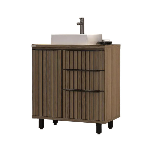 GABINETE CECILIA 78 C/PIES COLOR NOGAL Gabinete Cecilia 78 C/pies Color Nogal