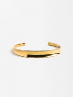 Pulsera Rígida Lisa - Acero Inoxidable dorado