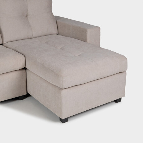 Rinconera Sensa - Tela Microfibra - Chaise derecho TC 1010 (Beige)