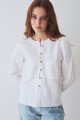 BLUSA HOCKEY Blanco