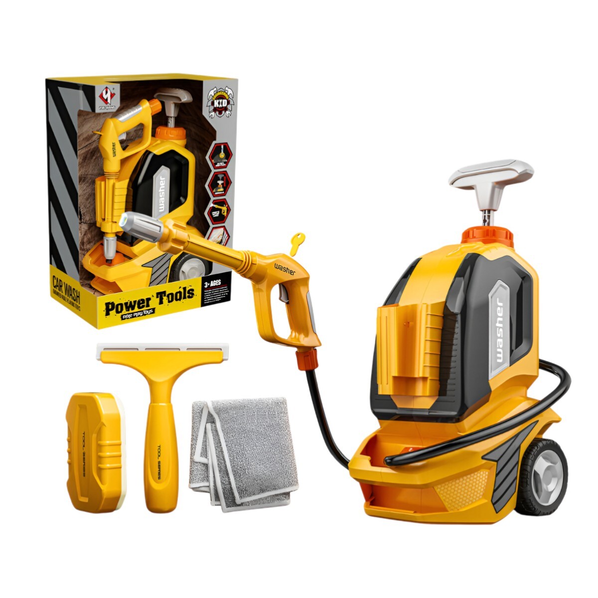 Lavadora de Autos Infantil con Accesorios 