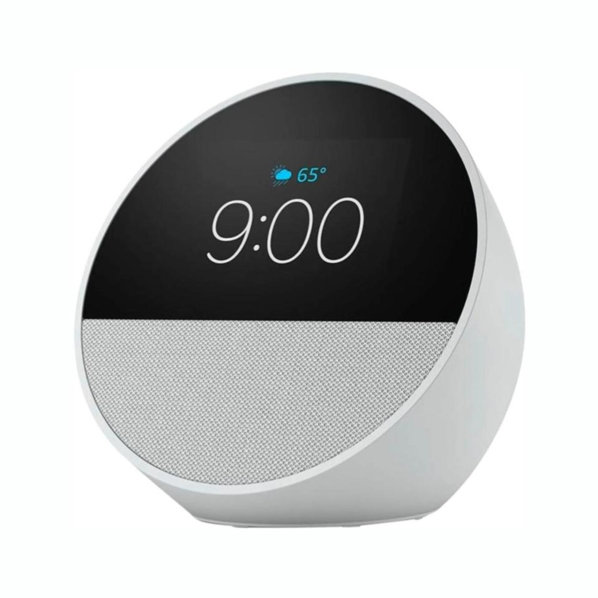 Asistente Virtual AMAZON ECHO SPOT Smart Alarm Clock Con Alexa - White ...