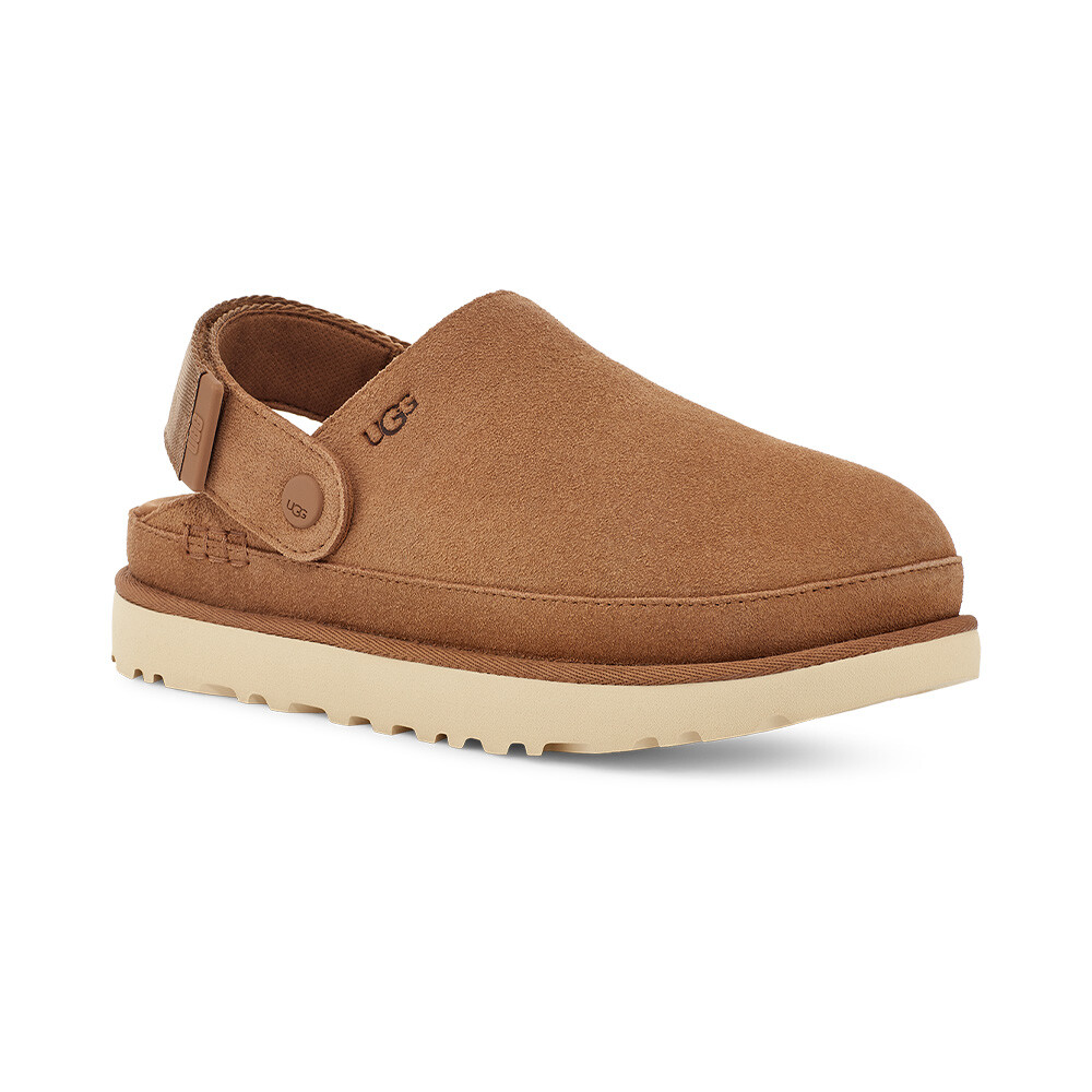 Pantuflas W Goldenstar Clog Mujer Chestnut