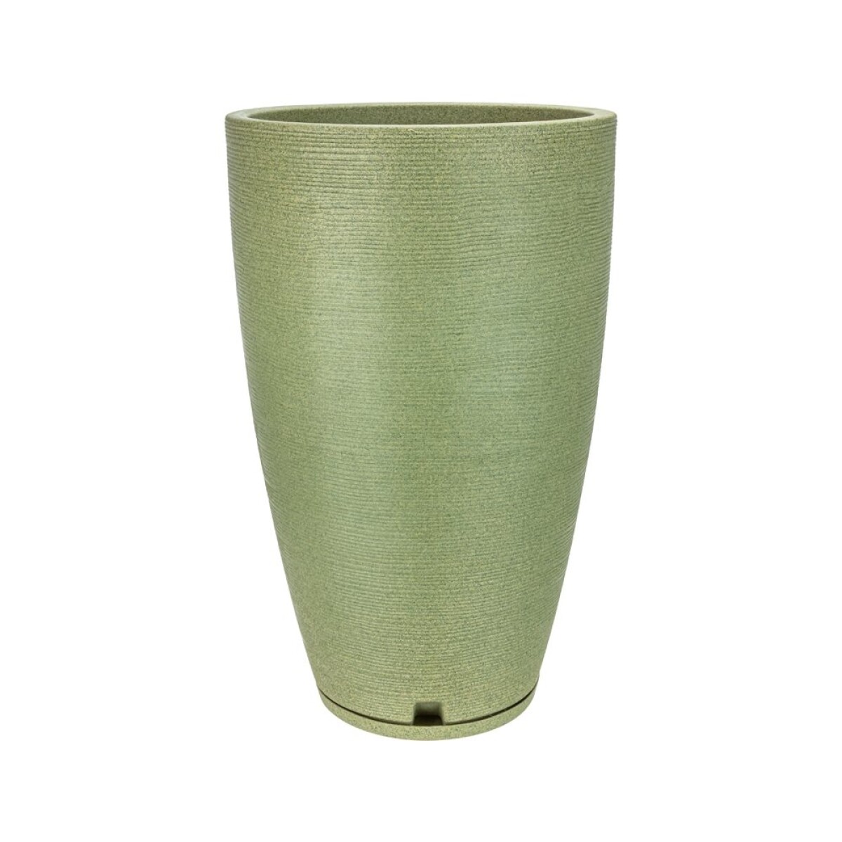 MACETA AMSTERDA GRAPHITO 35x65 VERDE EFECTO PIEDRA 