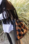 Rombos Bag Negro / Camel