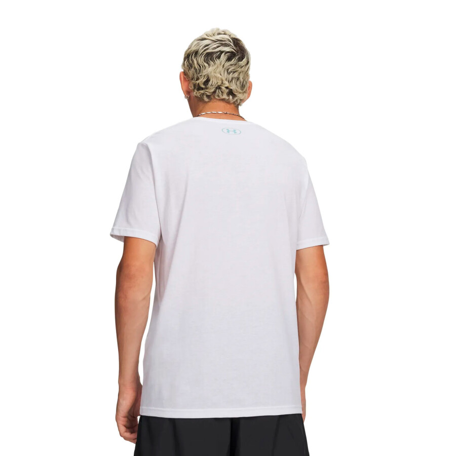 Remera de Hombre UNDER ARMOUR M Logo Collage Ss Blanco